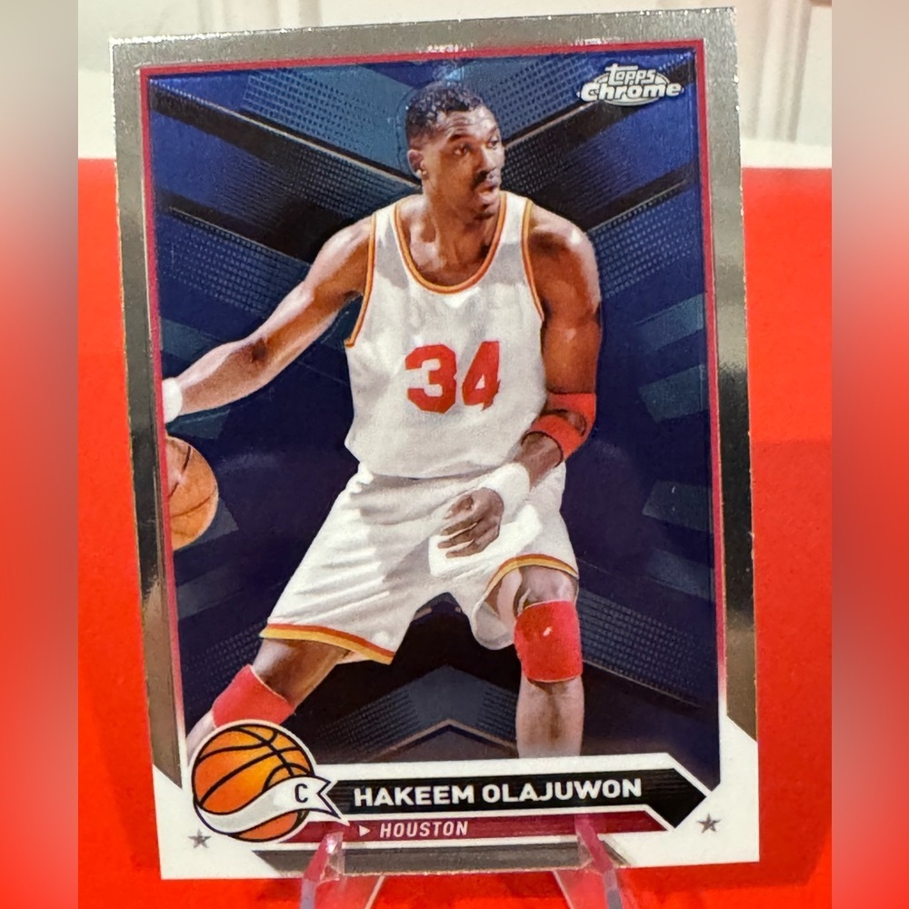 2024 Hakeem Olajuwon topps chrome. Mint condition…